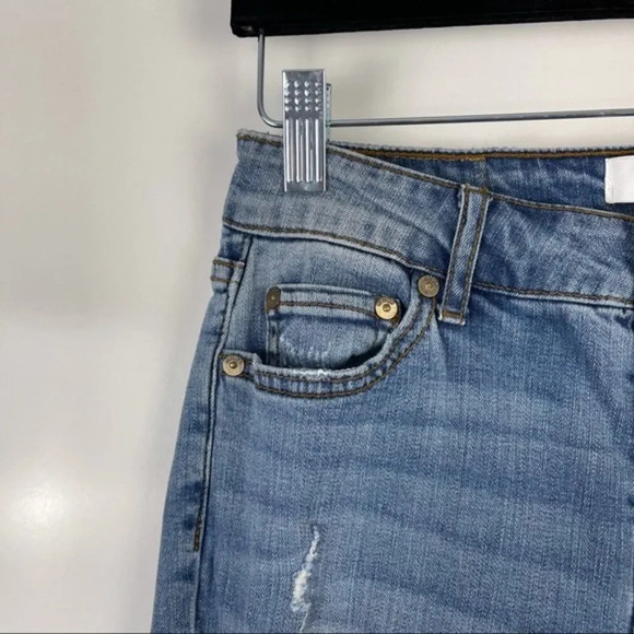 Pistola Distressed Raw Hem Skinny Jeans Women's Size 26 - Picture 3 of 10